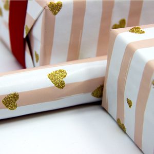 Papier cadeau en feuille d'or – Image 3