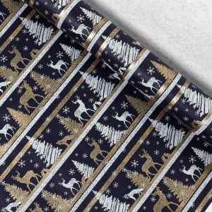 Papier cadeau motif Noël 43cmx3M – Image 6