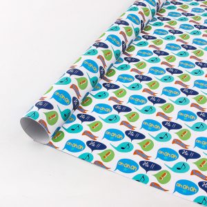 Papier cadeau kraft blanc – Image 7