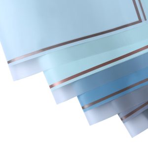 Papier cadeau imperméable transparent unicolore – Image 5