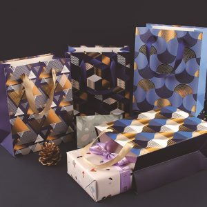 Sac cadeau estampé doré – Image 2