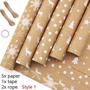Papier cadeau kraft – Image 12