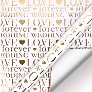 Papier cadeau en feuille d'or – Image 14