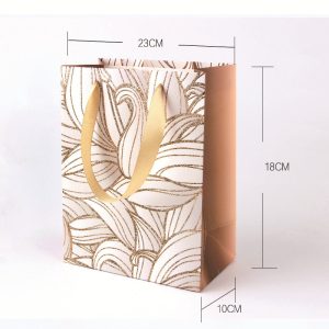 Sac cadeau estampé doré – Image 6