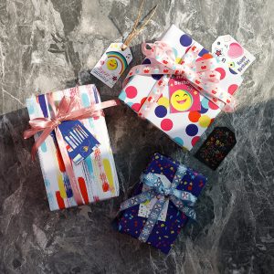 Papier cadeau kraft blanc – Image 4