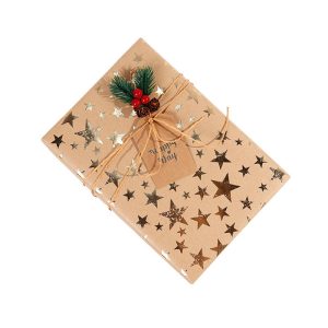 Papier cadeau kraft blanc pour la Saint-Valentin – Image 4