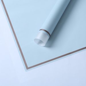 Papier cadeau imperméable transparent unicolore – Image 14