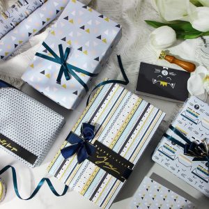 Papier cadeau kraft blanc – Image 3