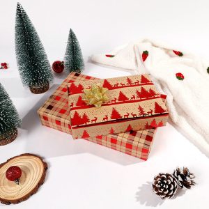 Papier cadeau kraft de Noël – Image 4