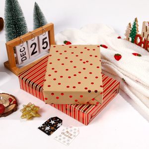 Papier cadeau kraft doré 80g – Image 1