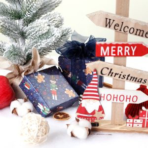 Papier cadeau kraft de Noël – Image 4