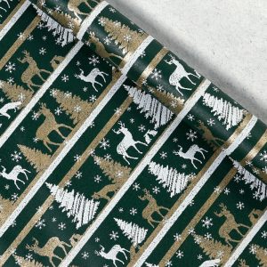 Papier cadeau motif Noël 43cmx3M – Image 7