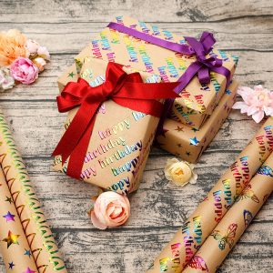 Ruban polyester estampé doré – Image 4