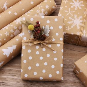 Papier cadeau kraft – Image 1