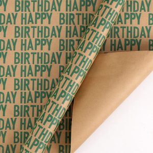 Papier cadeau kraft doré 80g – Image 8