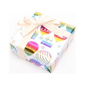 Papier cadeau en feuille d'or – Image 5