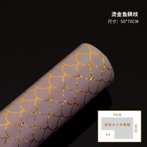 Papier cadeau en feuille d'or – Image 19