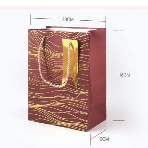 Sac cadeau estampé doré – Image 15