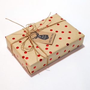 Papier cadeau kraft doré 80g – Image 5