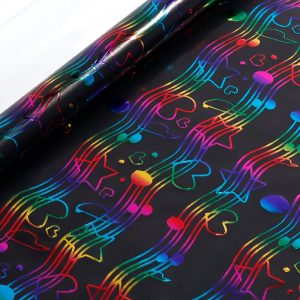 Papier cadeau d'anniversaire avec estampage doré – Image 8