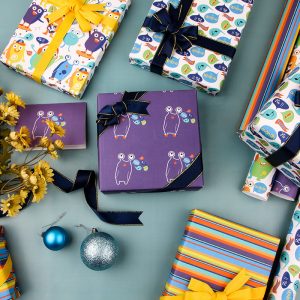 Papier cadeau kraft blanc – Image 3