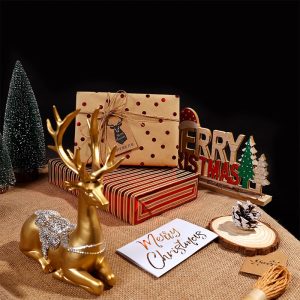 Papier cadeau kraft – Image 4