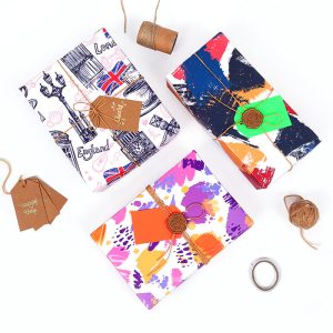 Papier cadeau kraft blanc – Image 4