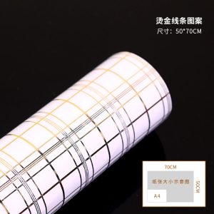 Papier cadeau en feuille d'or – Image 20