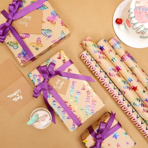 Ruban polyester estampé doré – Image 2