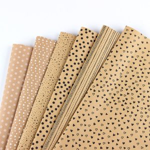 Papier d'emballage cadeau Kraft – Image 2