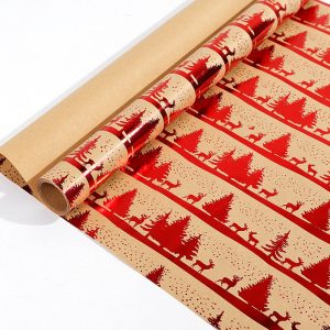 Papier cadeau kraft de Noël – Image 6